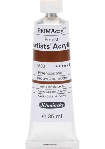 Primacryl Akrilik Boya 35 ml Brown Iron Oxide