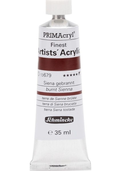Primacryl Akrilik Boya 35 ml Burnt Sienna