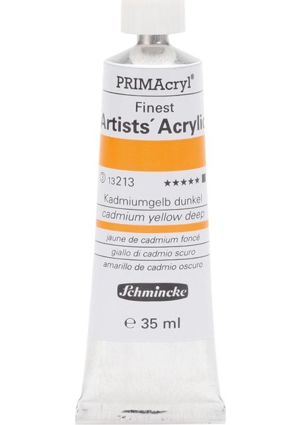 Primacryl Akrilik Boya 35 ml Cadmium Yellow Deep