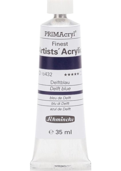 Primacryl Akrilik Boya 35 ml Delft Blue