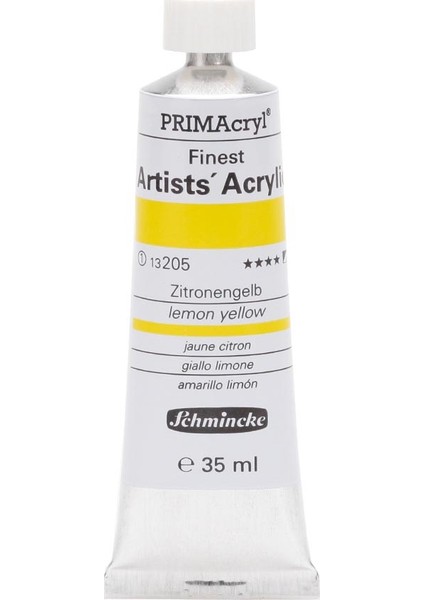 Primacryl Akrilik Boya 35 ml Lemon Yellow