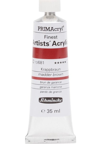 Primacryl Akrilik Boya 35 ml Madder Brown