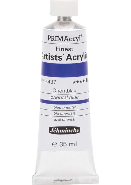 Primacryl Akrilik Boya 35 ml Oriental Blue