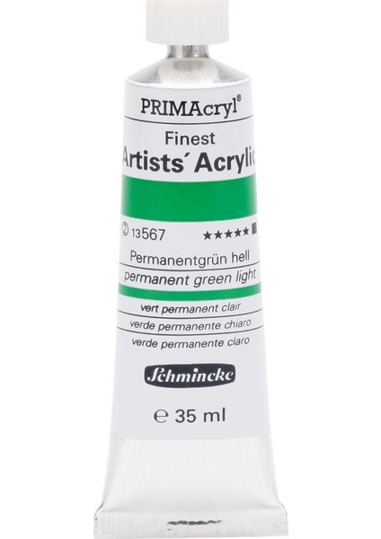 Primacryl Akrilik Boya 35 ml Permanent Green Light