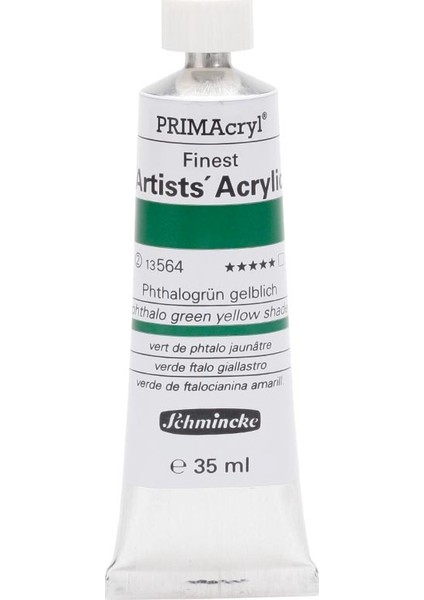 Primacryl Akrilik Boya 35 ml Phthalo Green Yellow Shade