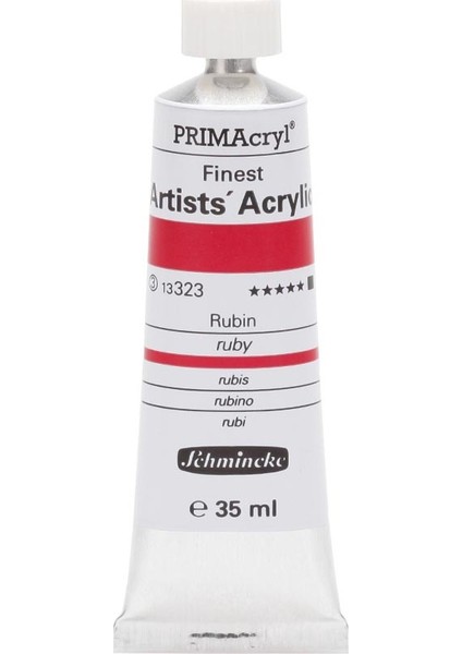 Primacryl Akrilik Boya 35 ml Ruby