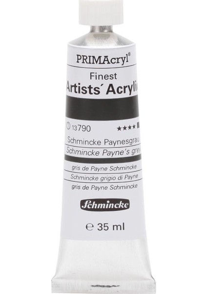 Primacryl Akrilik Boya 35 ml Schmincke Payne's Grey