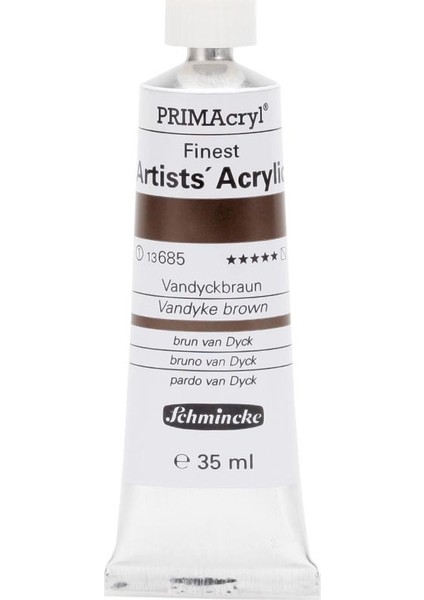 Primacryl Akrilik Boya 35 ml Vandyke Brown