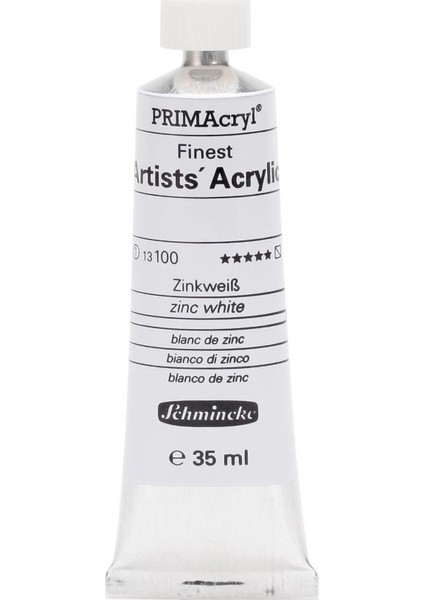 Primacryl Akrilik Boya 35 ml Zinc White