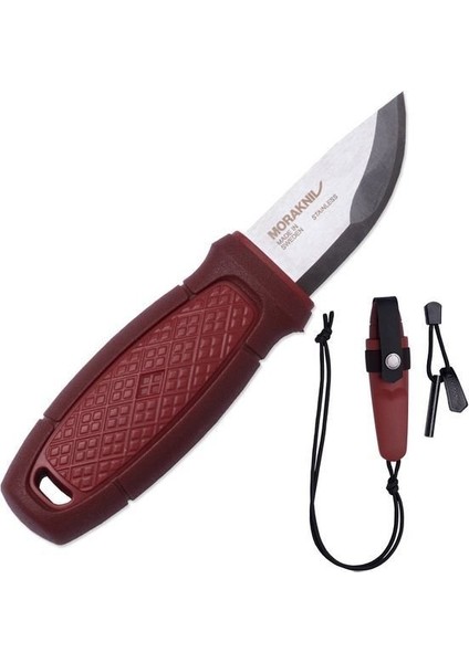 Eldris Kırmızı Bıçak + Ateş Başlatıcı Bulunan Kit