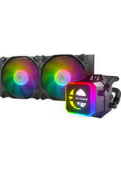Helor 240 RGB 2xFan 120mm Sıvı CPU Soğutucu RL-HLR240-V1