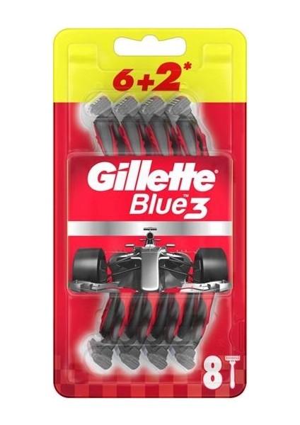 Blue3 Nitro Tıraş Bıçağı 6+2'li