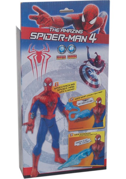 ES88020 Spiderman Işıklı & Sesli Aksiyon Figür Oyuncak indirimleri