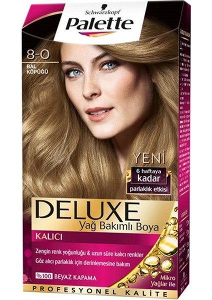 Deluxe 8-0 Bal Köpüğü Saç Boyası
