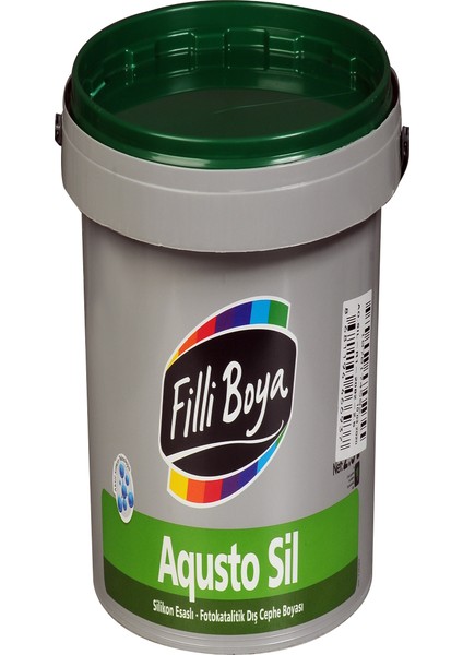 Filli Boya Aqustosil Silikonlu Fotokatalitik Dış Cephe Boyası 2,5 lt Beyaz