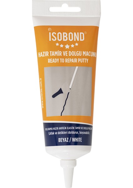 Isobond Hazır Tamir ve Dolgu Macunu 330 gr Beyaz