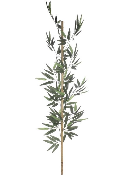 Yapay Bambu Sopası 21 Yapraklı 240 cm Yapay Çiçek Bambu Duvarı