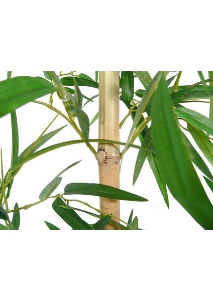 Yapay Bambu Sopası 21 Yapraklı 240 cm Yapay Çiçek Bambu Duvarı