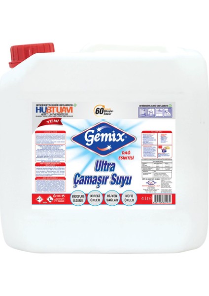 ultra Çamaşır Suyu Kar Beyazı 4 kg
