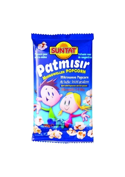 Patmısır Mikrodalga Tuzlu 100 gr x 10'lu