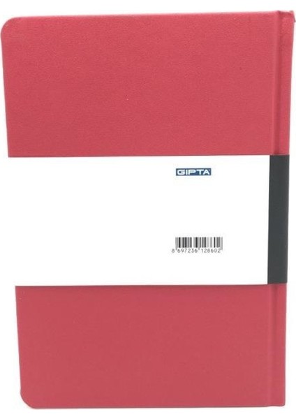 Process 4609 120 Yaprak Kareli Defter 20 x 28 cm Kırmızı