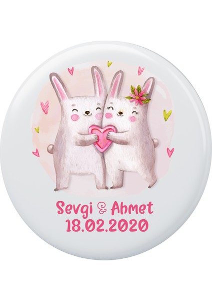 Kişiye Özel Düğün-Nikah Magnet Açacak (10 Adet) 010