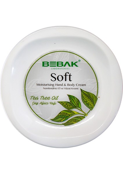 Çay Ağacı Yağı Soft Nemlendirici Bakım Kremi Kavanoz 300 ml