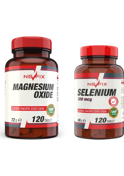 Selenium 200 Mcg 120 Tablet Magnezyum 250 mg 120 Tablet