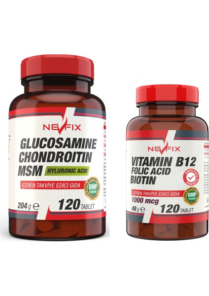 Glucosamine Chondroitin Msm 120 Tablet B12 Folic Acid & Biotin 120 Tablet