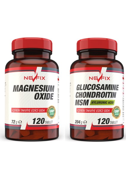 Magnezyum 120 Tablet Glucosamine Chondroitin Msm 120 Tablet