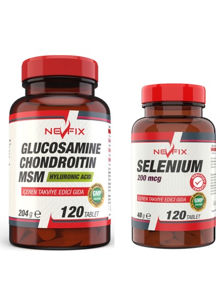 Selenium 200 Mcg 120 Tablet Glucosamine Chondroitin Msm 120 Tablet