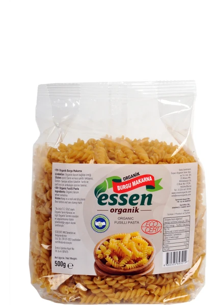 Essen Organik Burgu Makarna 500 gr