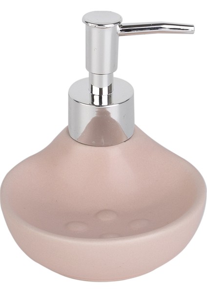 Sabunluk ve Sıvı Sabunluk Kombine Model Tasarımlı Pembe