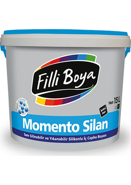 Filli Boya Momento Silan Yıkanabilir ve Silinebilir İç Cephe Boyası 15 lt 20 kg