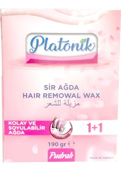 Pudralı Ilık Sir Ağda Plastik Set 160 Ml.