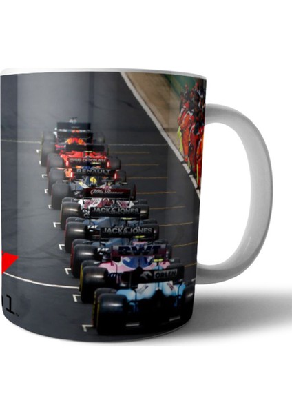 Formula 1 Start Grid Kupa Bardak