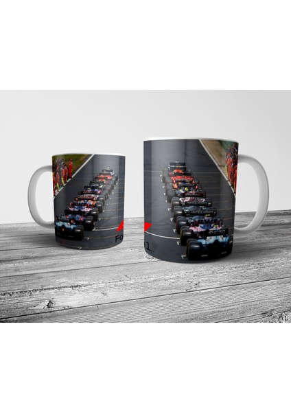 Formula 1 Start Grid Kupa Bardak