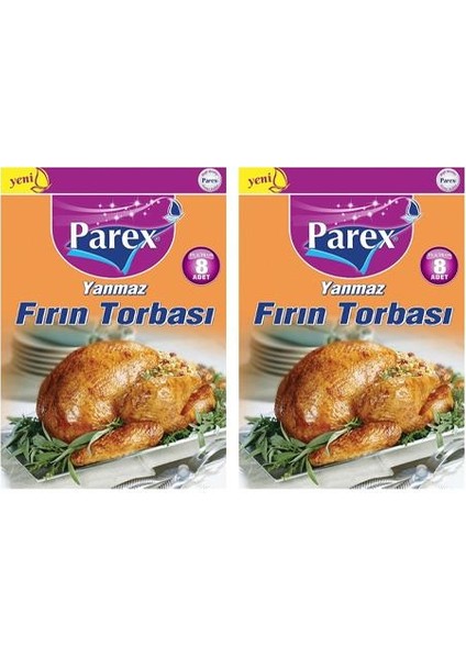 Yanmaz Fırın Torbası 2 Li Paket