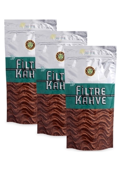Filtre Kahve 3 Paket 250 gr