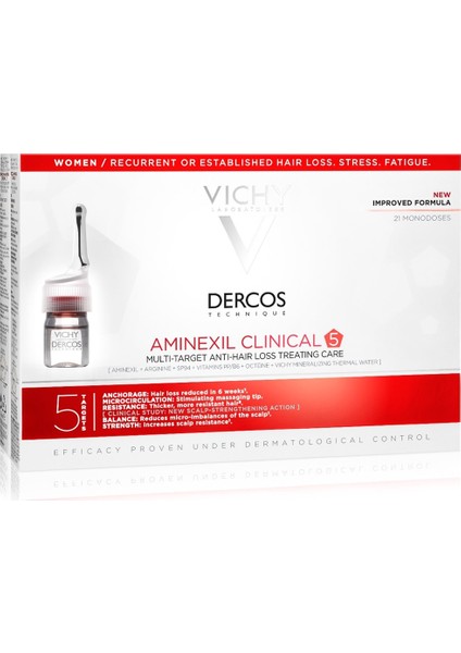 Dercos Aminexil Clinical-5 Woman 21X6Ml