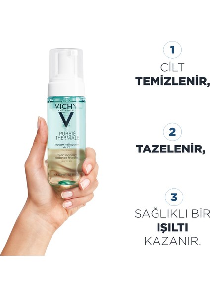 Purete Thermal Temizleyici Köpük Tüm Cilt Tipleri 150 ml