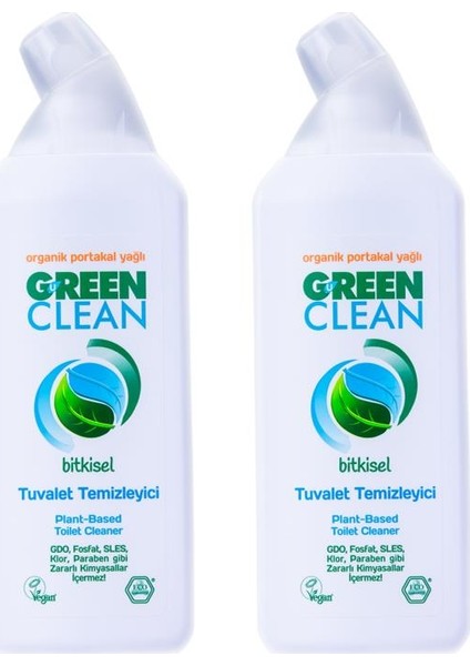 Portakal Yağlı Tuvalet Temizleyici 750 ml 2'li Set