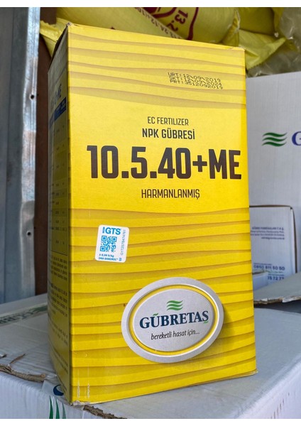 10 5 40 + Me İz Elementli Şelatlı Toz Azot Fosfor Potasyum Yaprak Damlama Npk Gübresi 5 Kg