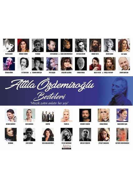 Arda Müzik Attila Özdemiroğlu Besteleri - CD