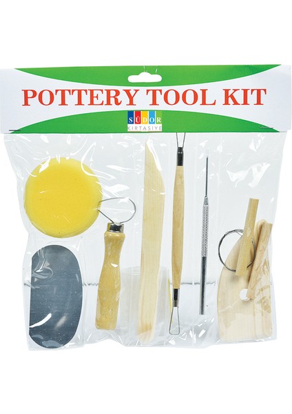 Seramik Potery Tool Kids Başlangıç Seti 8'li