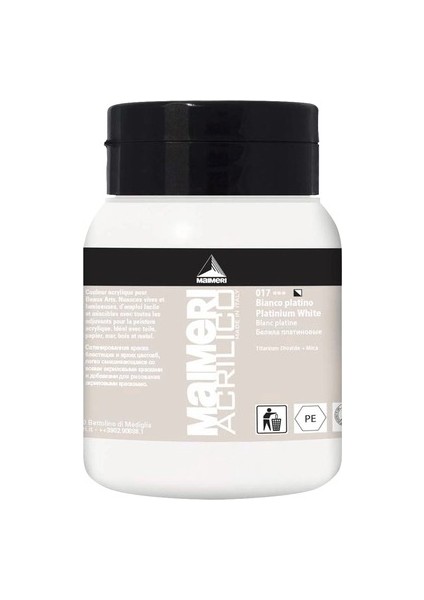 Akrilik Platinium White Renk No: 017 500 ml