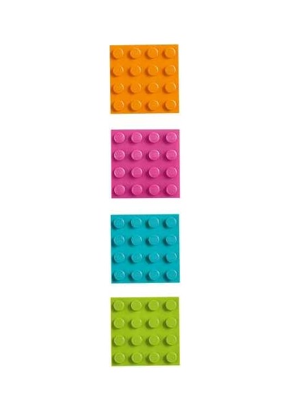 Iconic 853900 LEGO 4x4 Yapım Parçası Magnet
