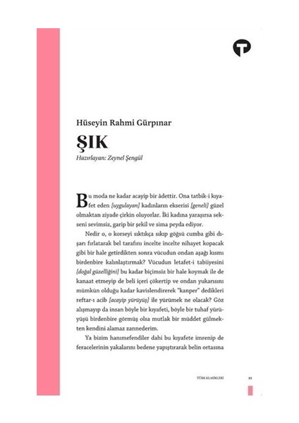 Şık - Hüseyin Rahmi Gürpınar