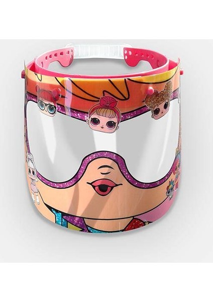 Çocuklar Için Yüz ve Ağız Koruyucu Siperlik - Sevimli Karakterler Desenli fiyatları