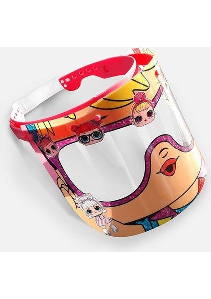 Çocuklar Için Yüz ve Ağız Koruyucu Siperlik - Sevimli Karakterler Desenli modelleri